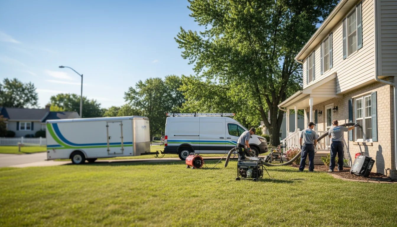 Flooded Basement Restoration And Cleanup With Repair in Wannaska, MN near me